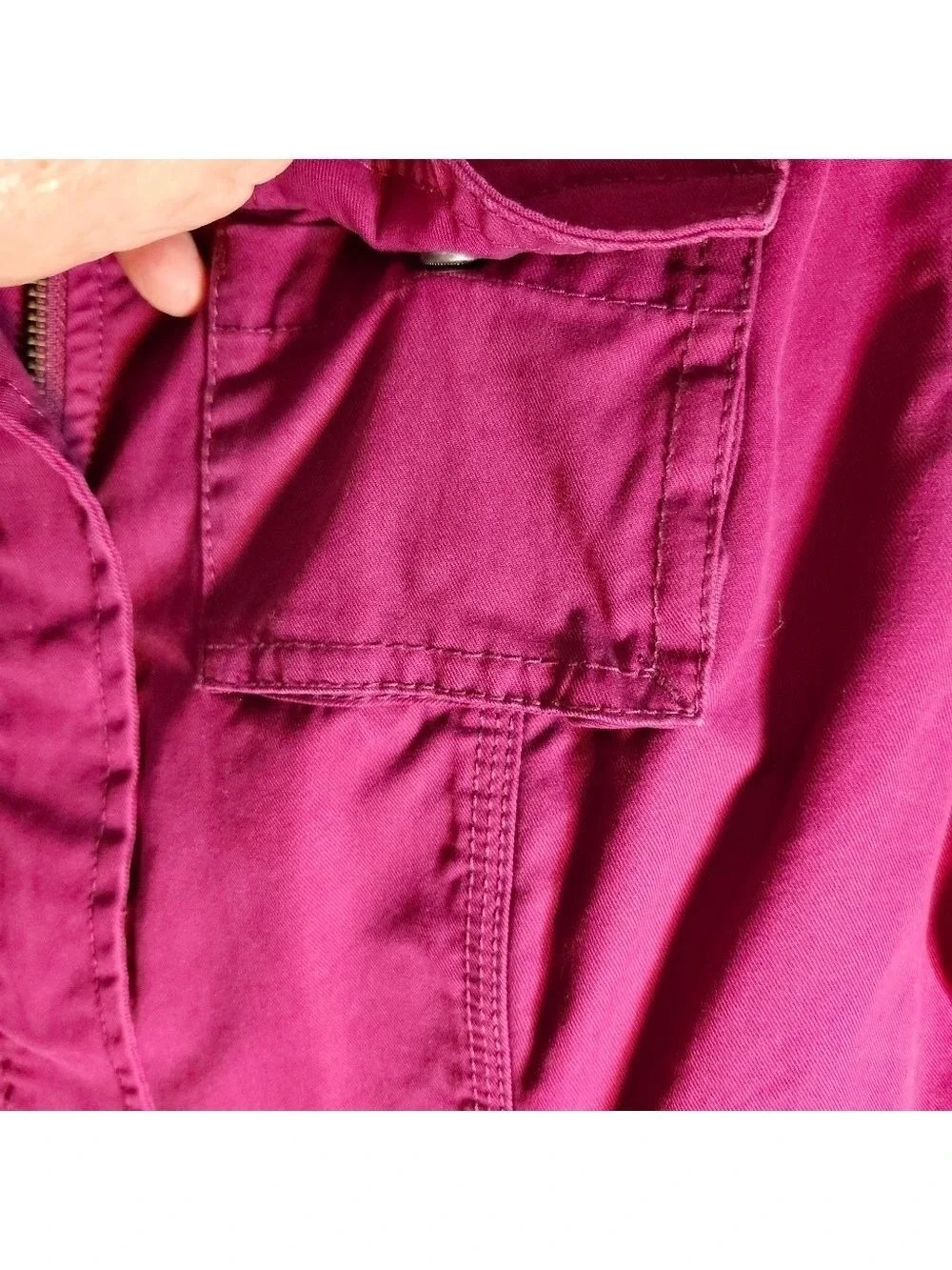 Eddie Bauer Vintage 90s Magenita Utility Jacket Sz L